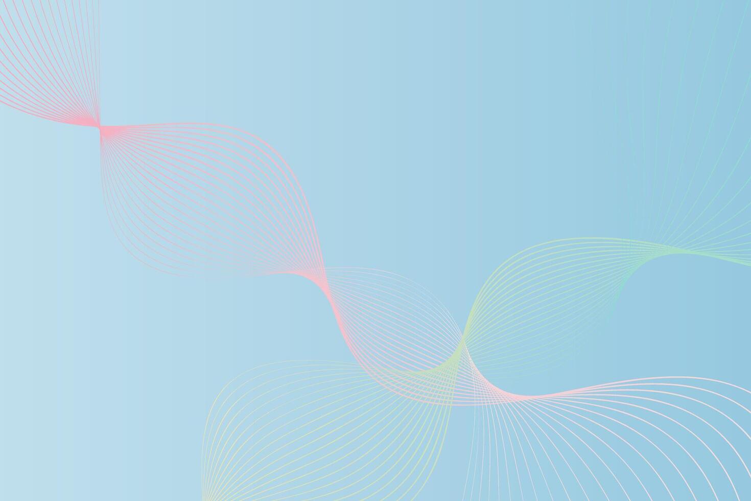 Blue background with distinct white and pink swirls vector