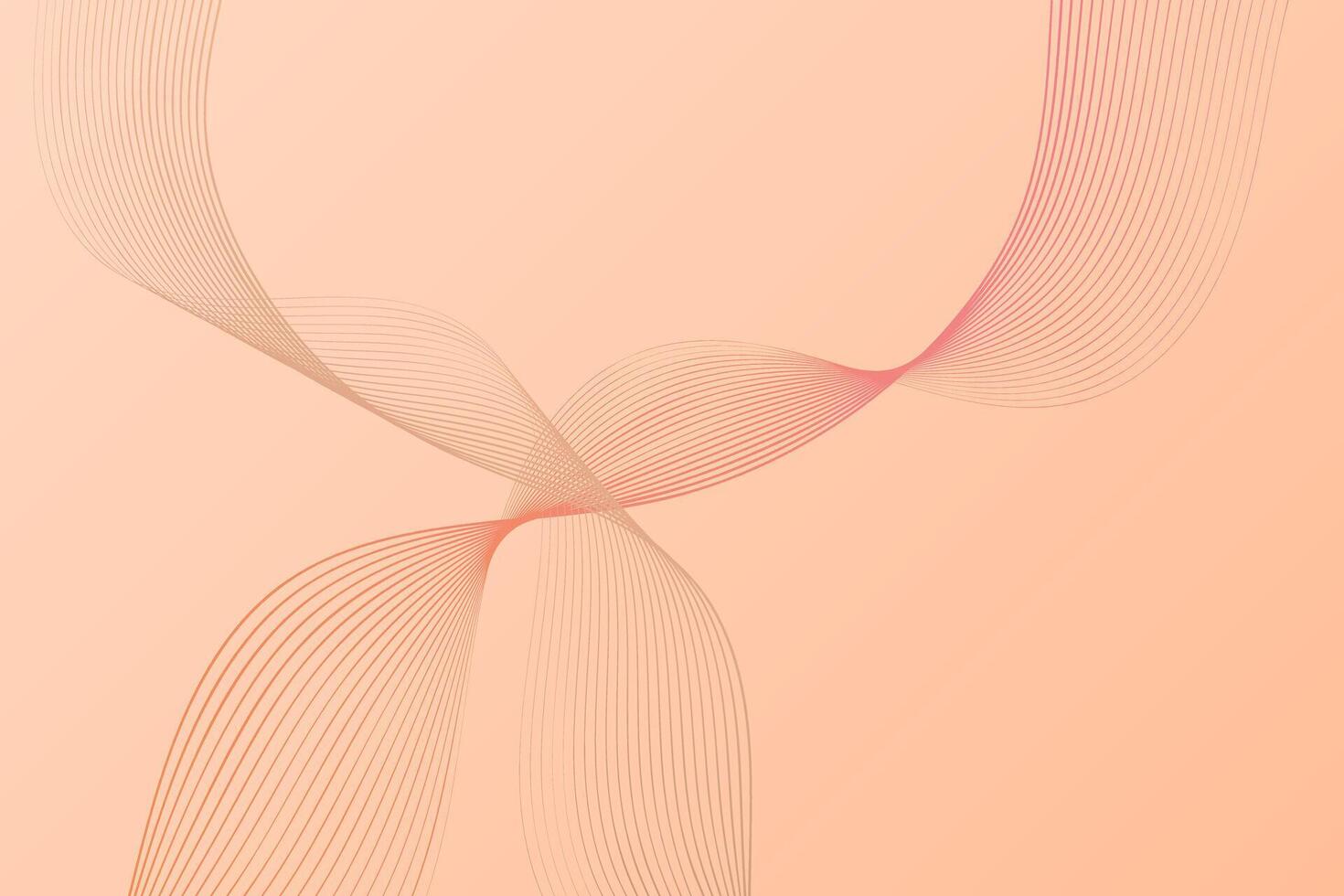 Pink background with a simple yet elegant curved design that adds visual interest to the composition vector