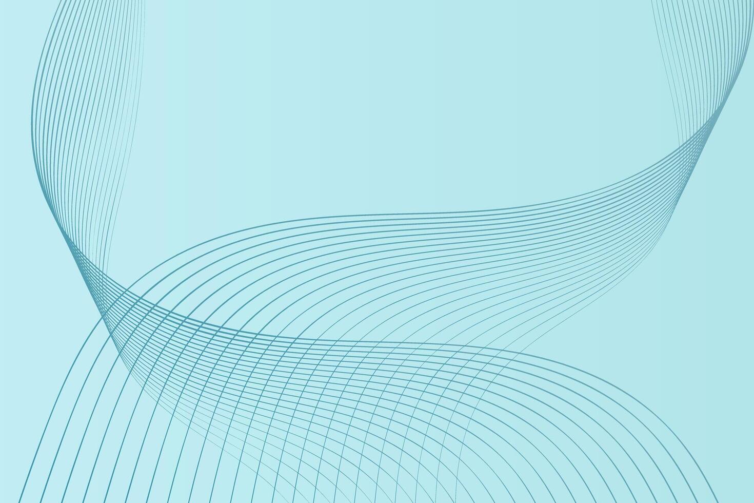 A photo showcasing a light blue background adorned with an elegant wavy design vector
