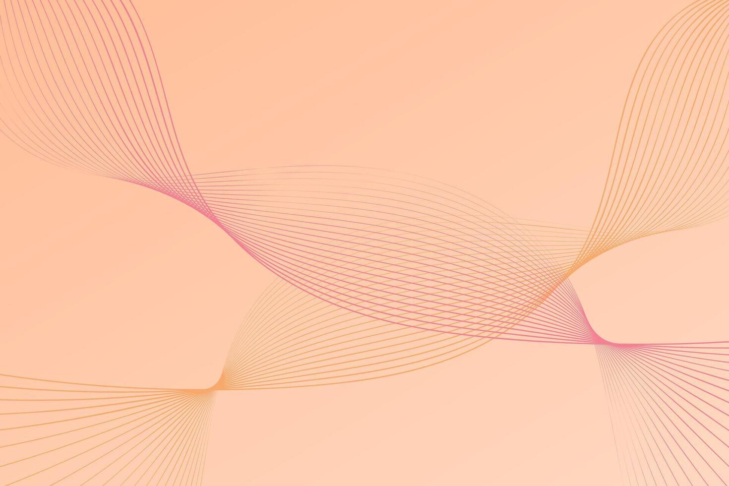 Abstract pink background featuring wavy lines vector