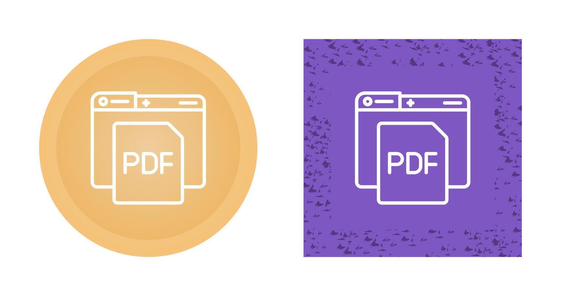 icono de vector de pdf