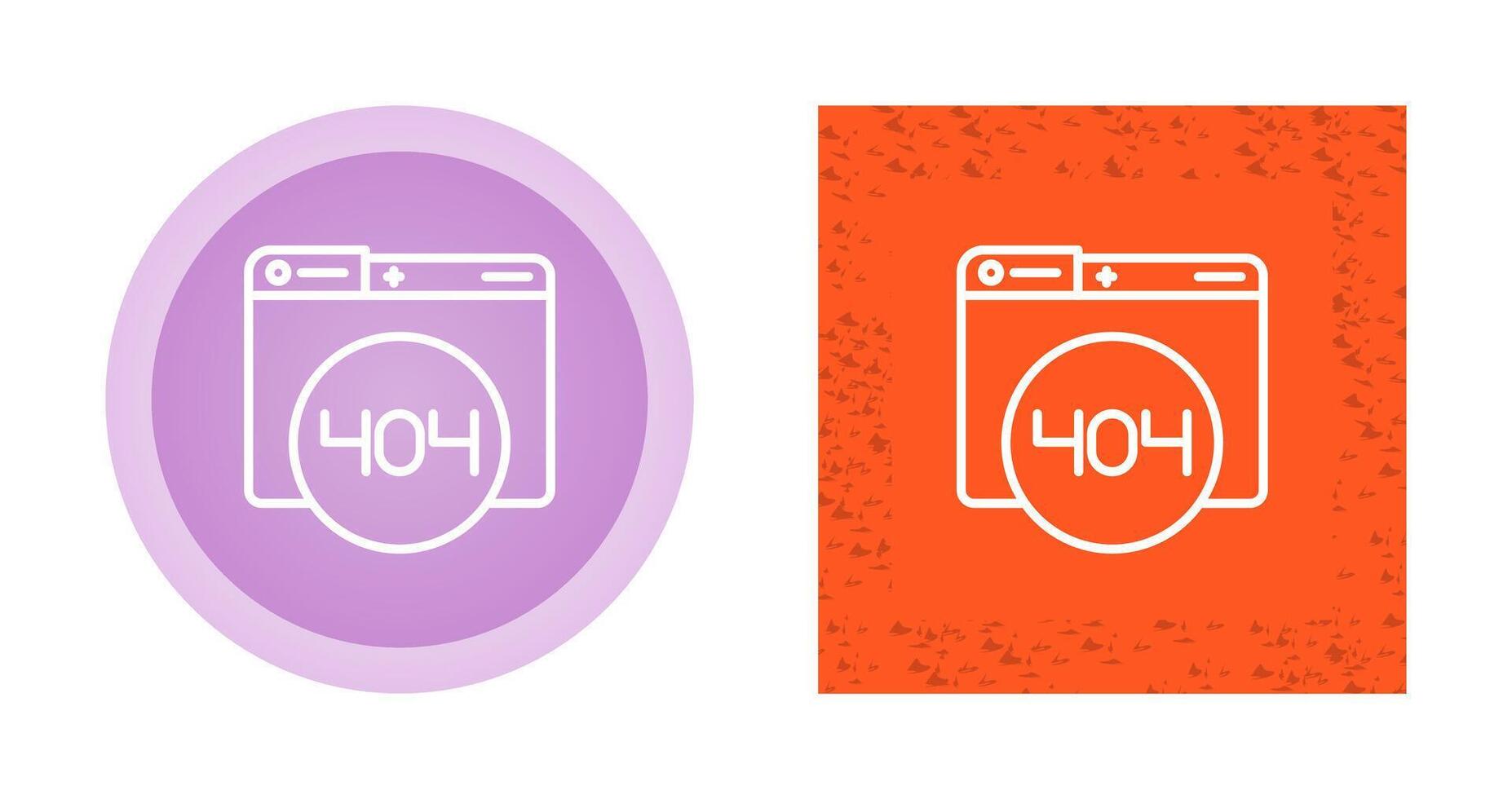 404 Error Vector Icon