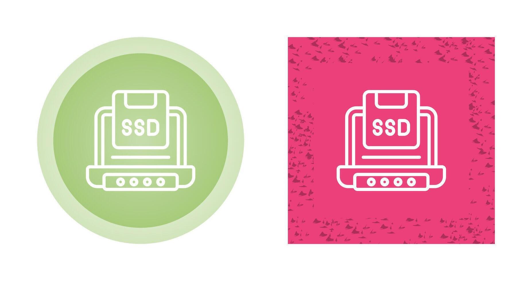 Solid State Drive Vector Icon