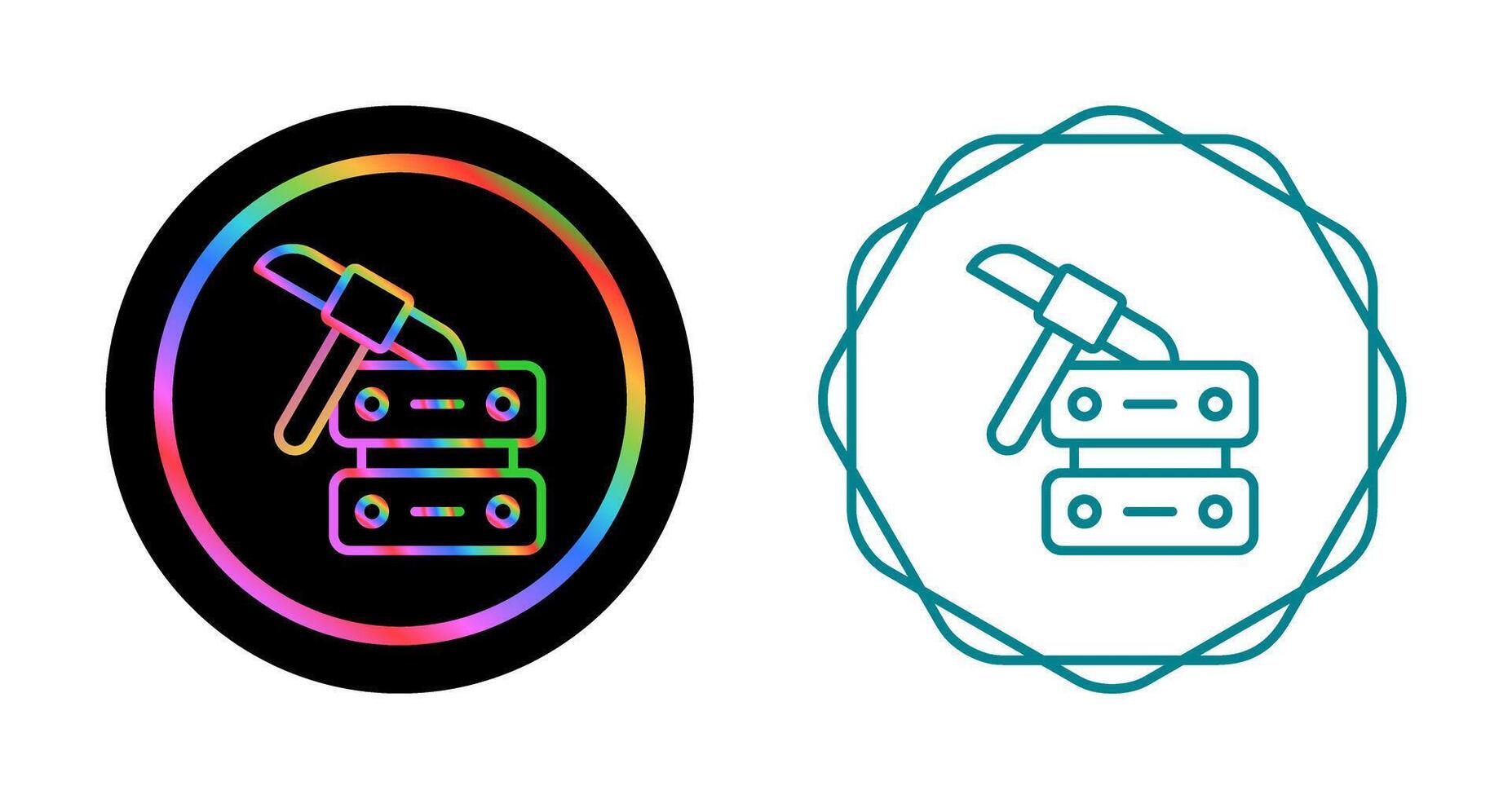 Data Mining Vector Icon