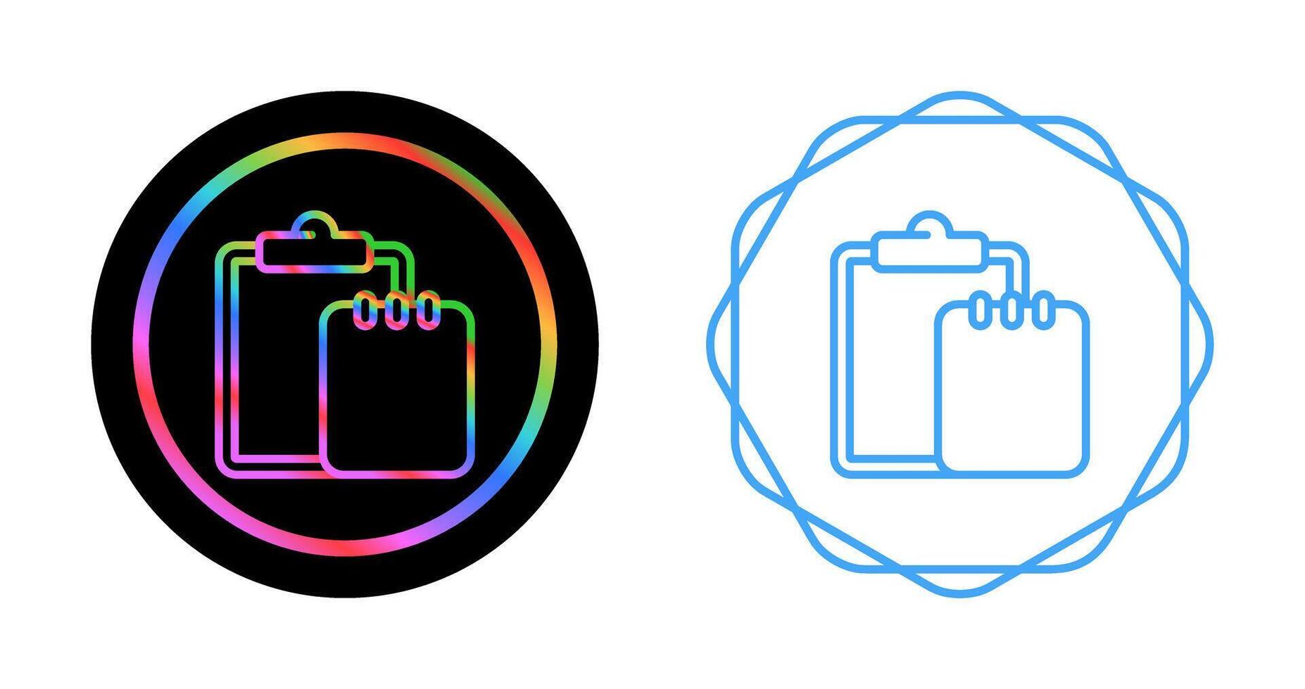 Task list with writing pad Vector Icon