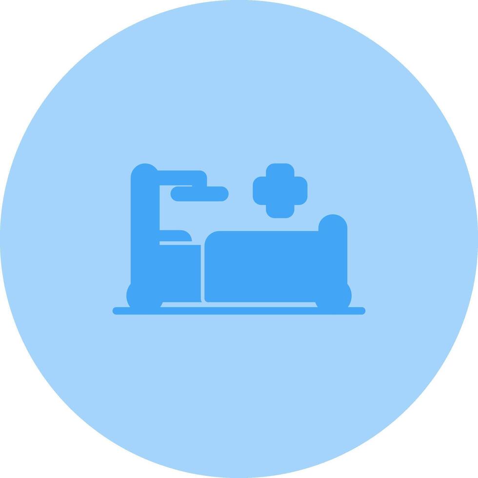 icono de vector de cama