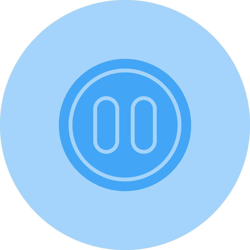 Pause Button Vector Icon