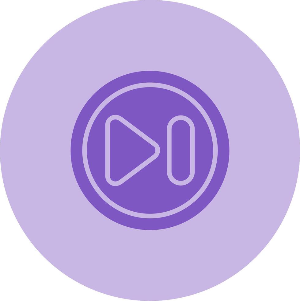 Next Track Button Vector Icon