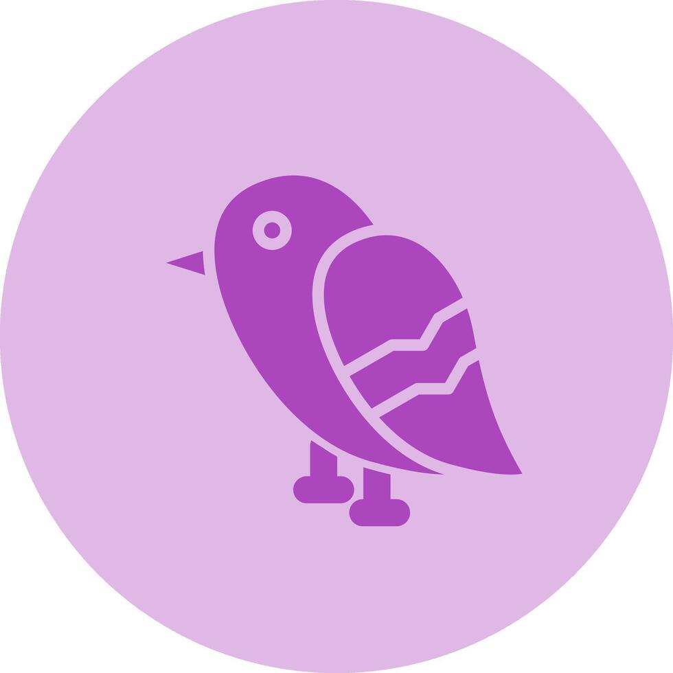 icono de vector de pájaro