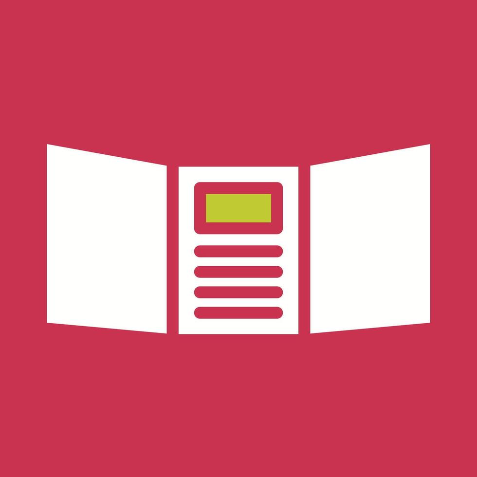 Triptych Vector Icon