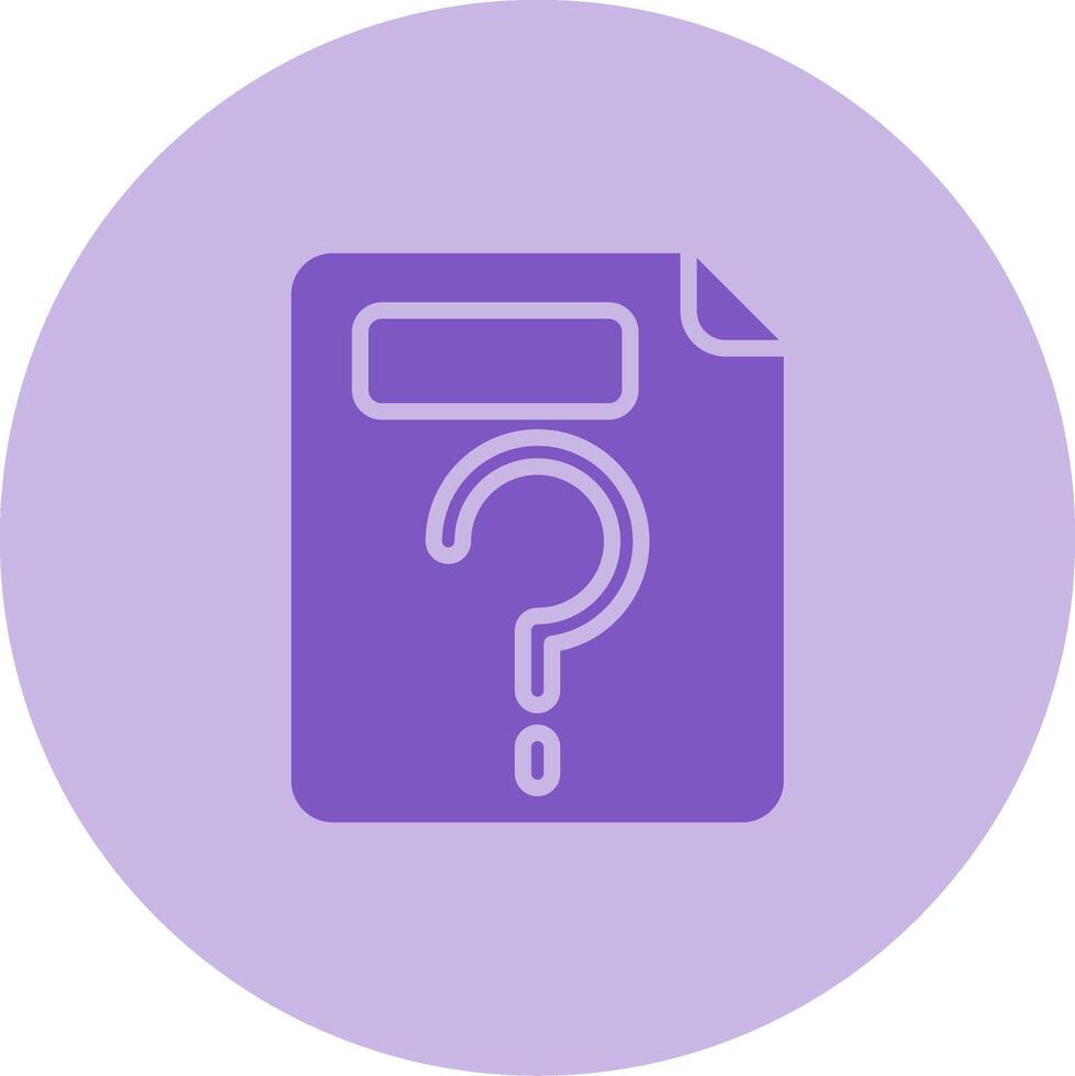 Unknown Vector Icon