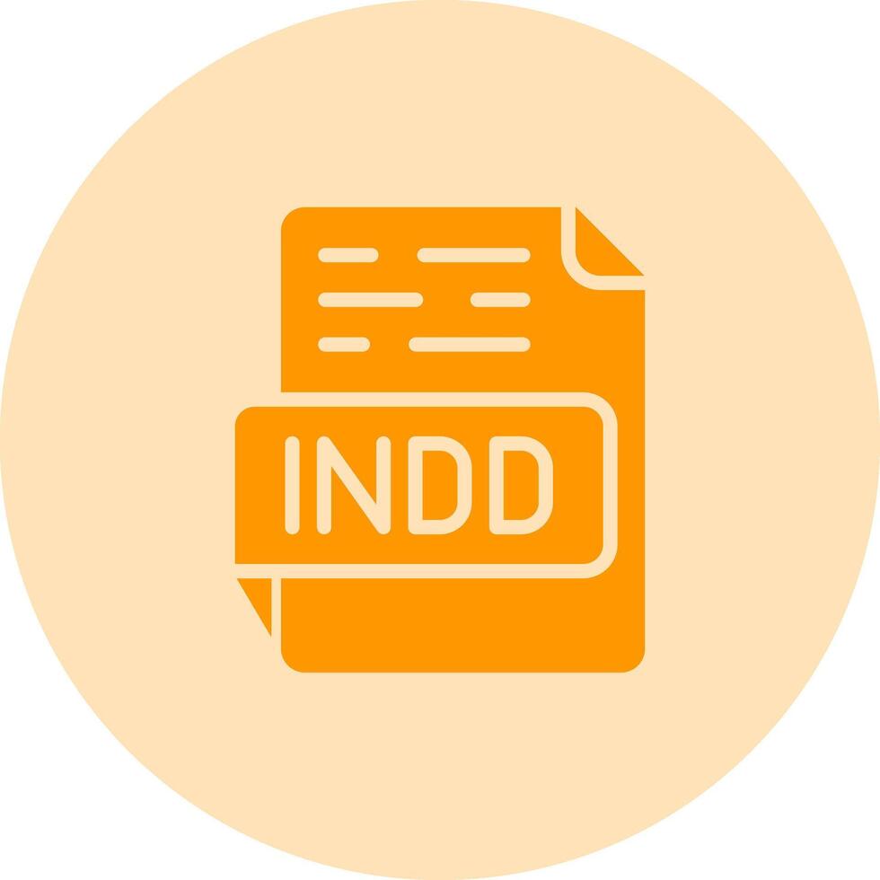 INDD Vector Icon