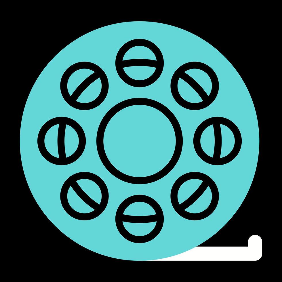 Film Reel Vector Icon