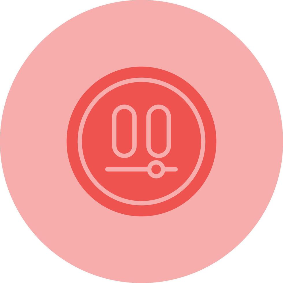 Video Pause Button Vector Icon