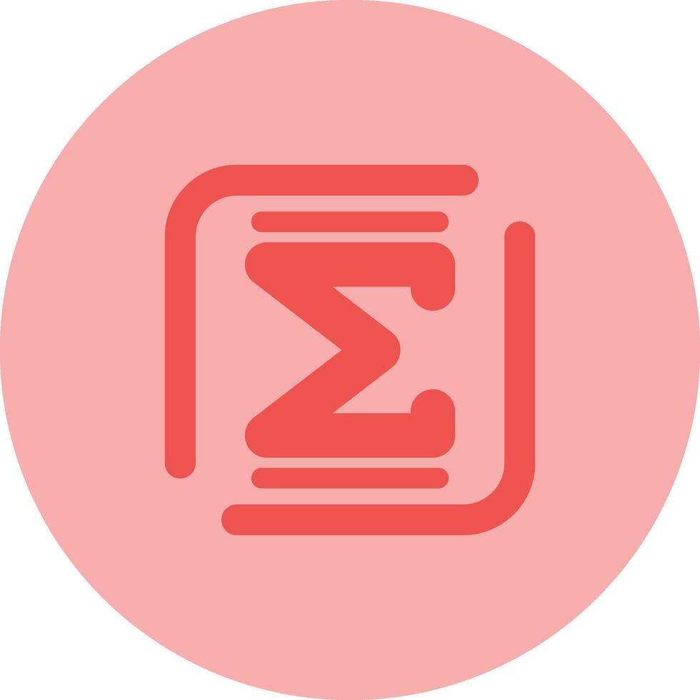 Summation Vector Icon