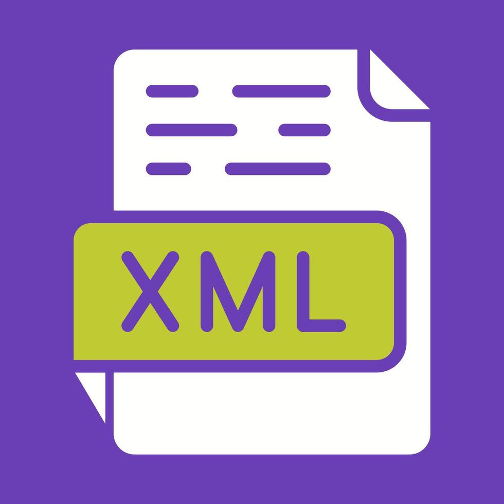 XML Vector Icon