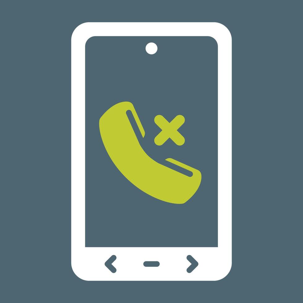 Missed Call Vector Icon