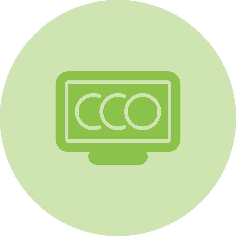 Desktop Computer Vector Icon