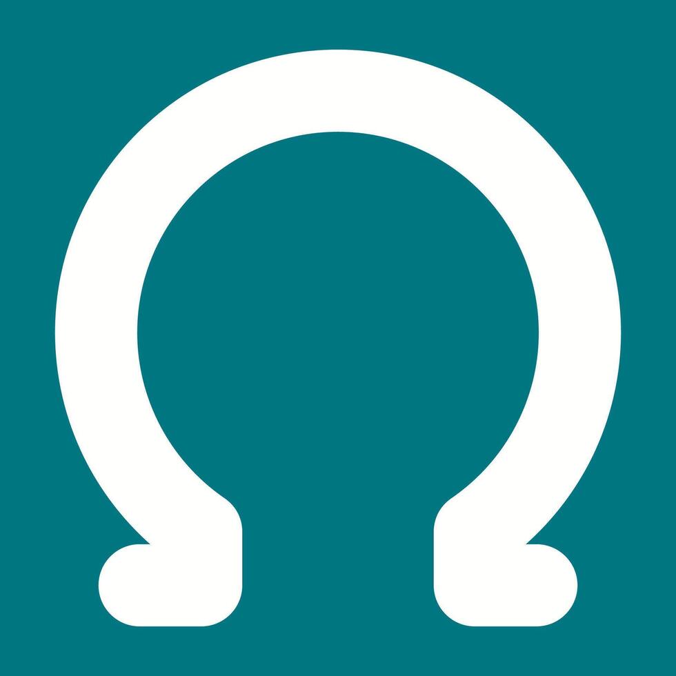 Omega Vector Icon
