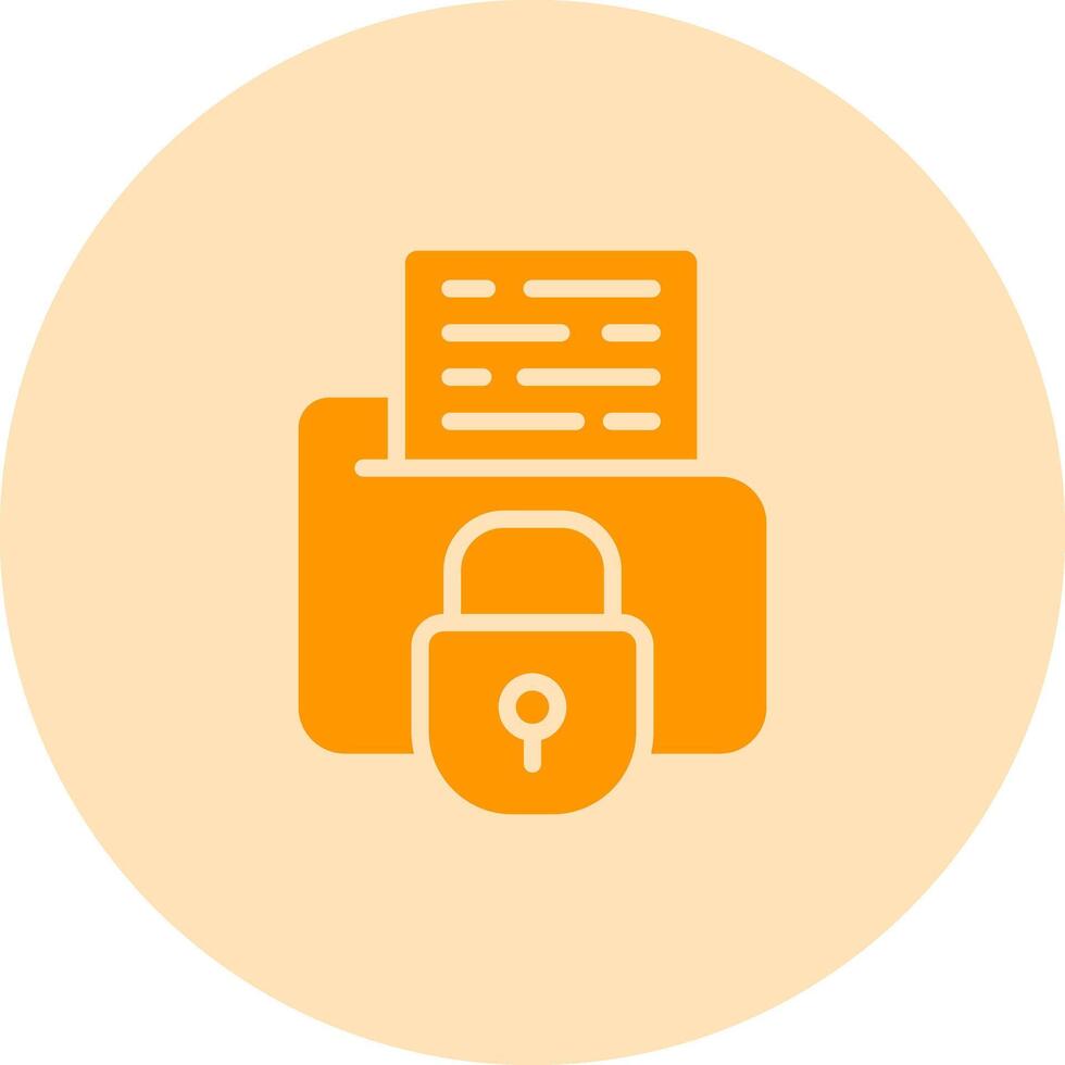 Secure Folder Vector Icon