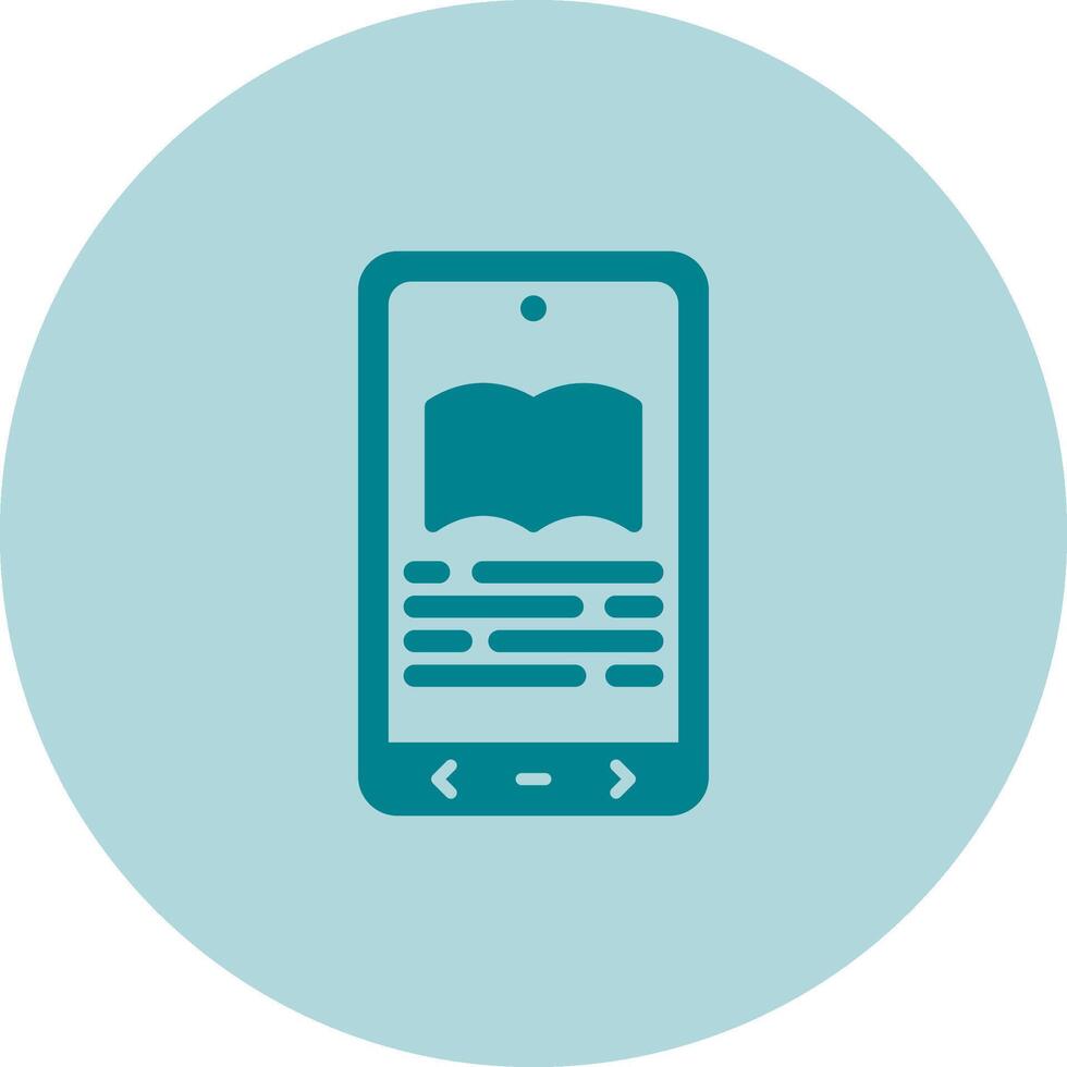 E book Reader Vector Icon