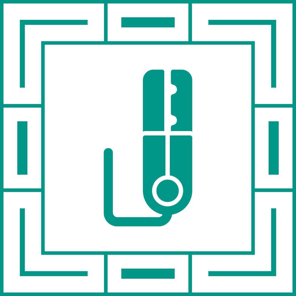 toma de tierra abrazadera vector icono