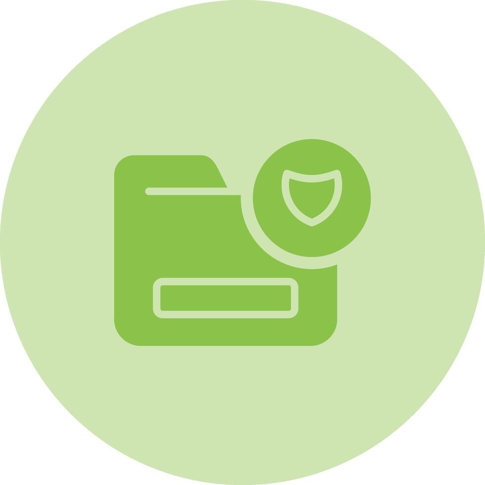 icono de vector de seguridad de documento