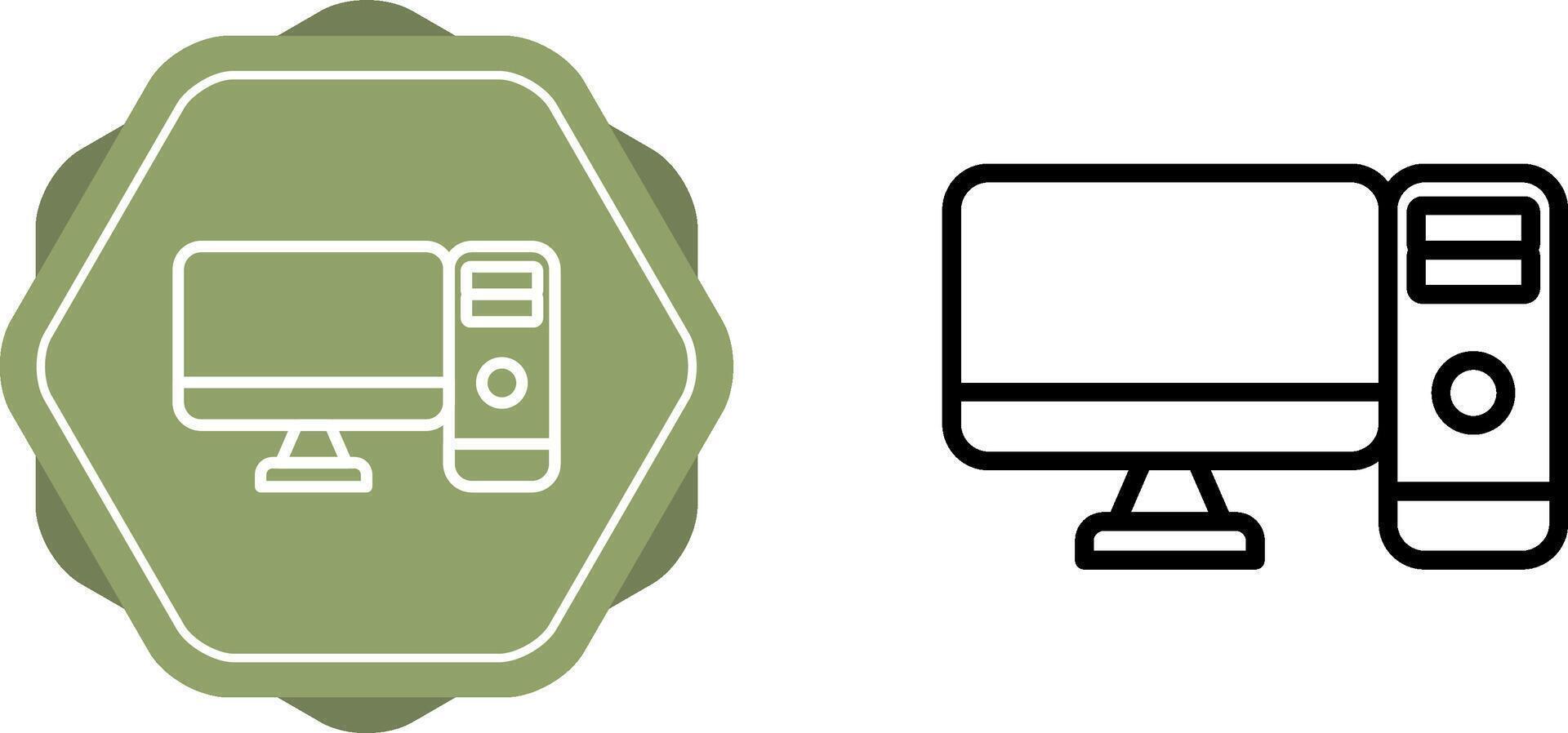 Computer Vector Icon