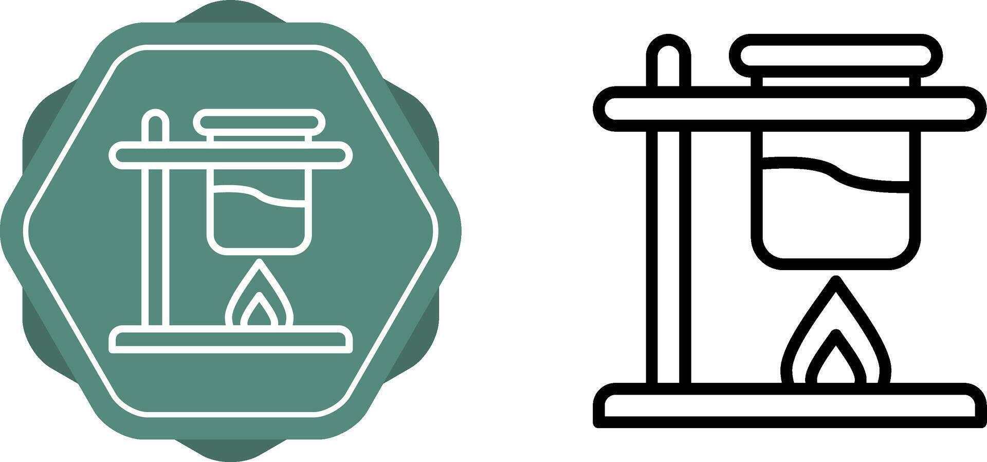 Bunsen Burner Vector Icon