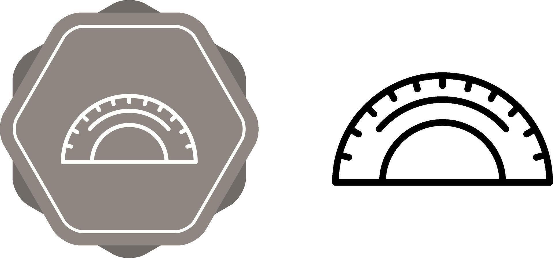 Protractor Vector Icon