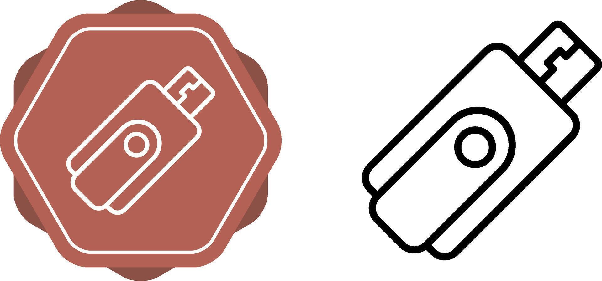 Flash Drive Vector Icon