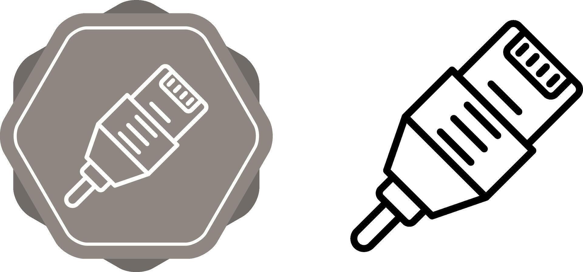 Ethernet Cable Vector Icon