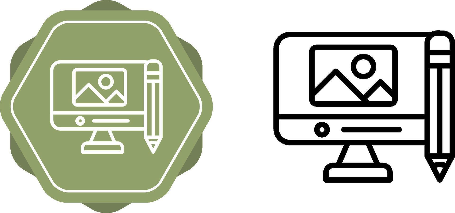 Digital Art Vector Icon