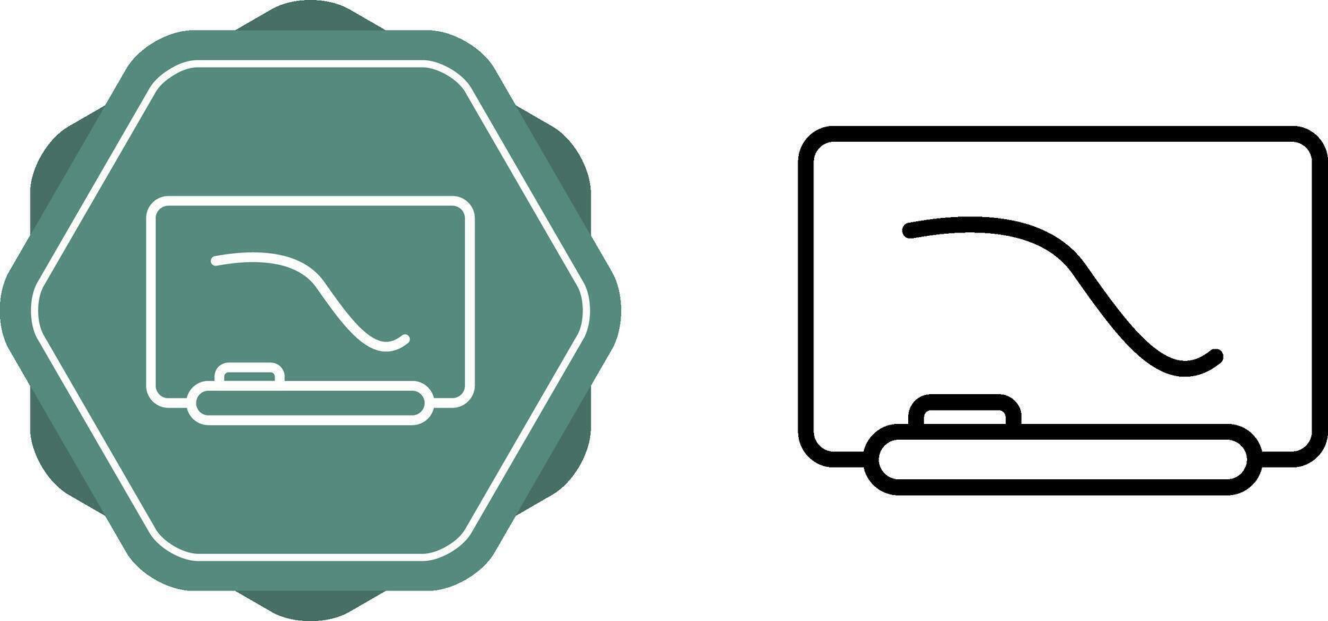 Interactive Whiteboard Vector Icon