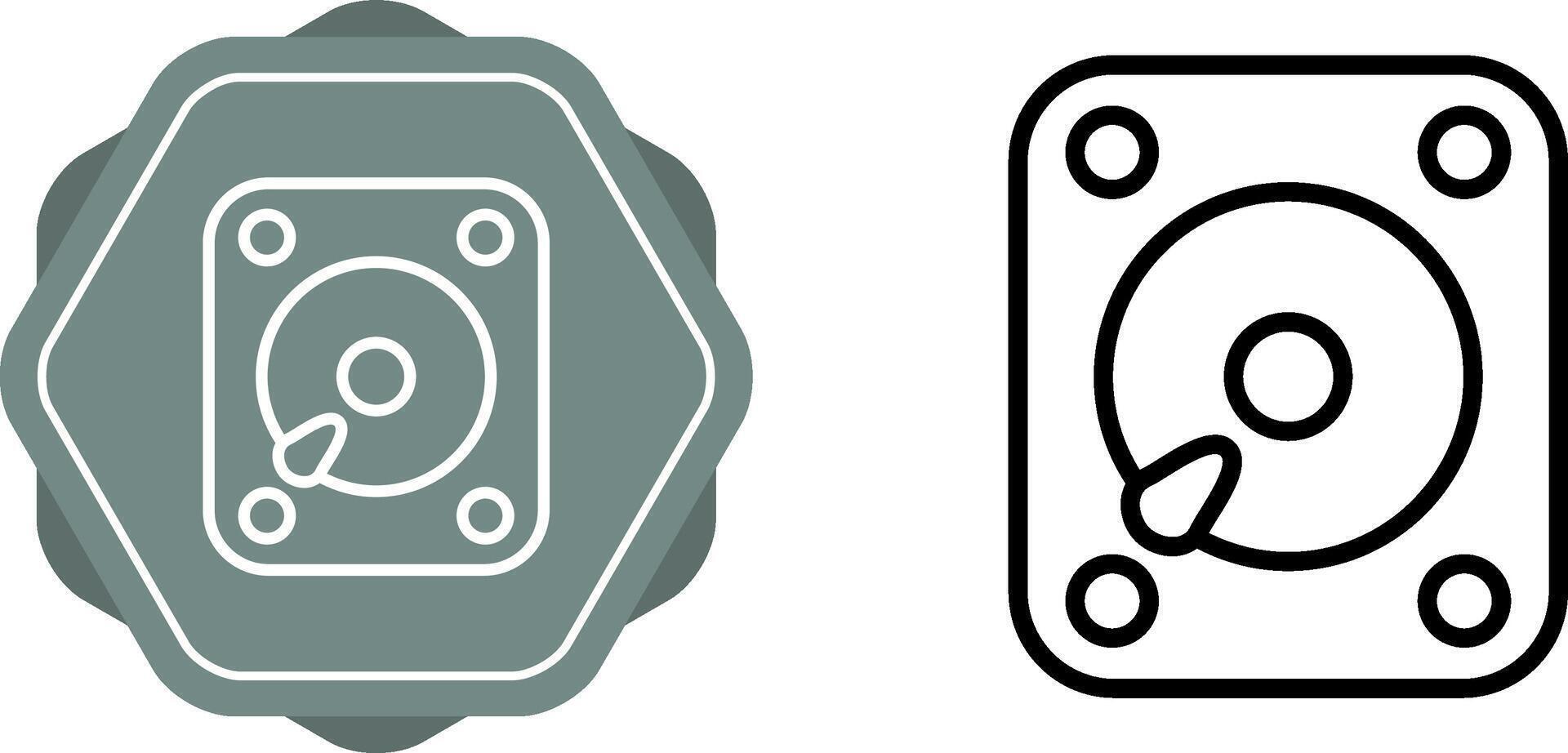 External Hard Drive Vector Icon