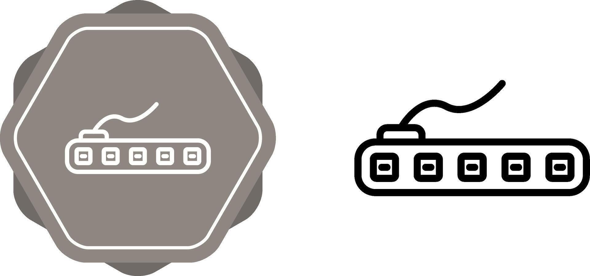 Wi-Fi Enabled LED Strip Vector Icon