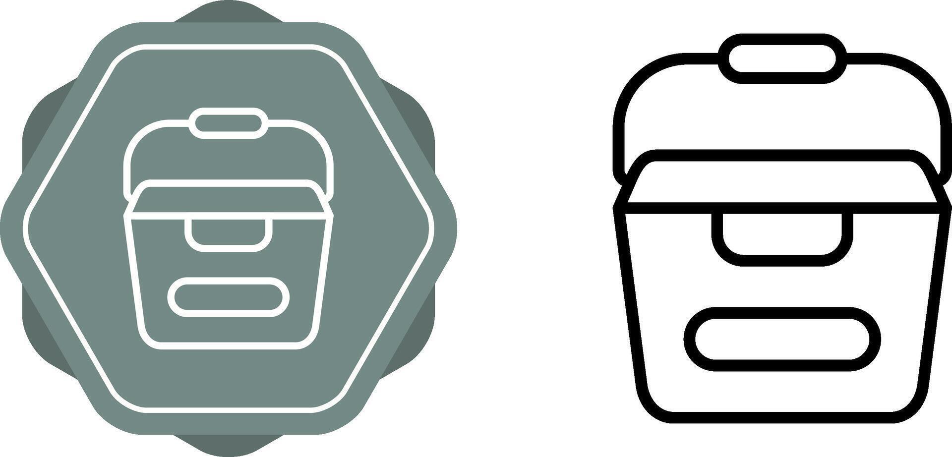 Portable water container Vector Icon