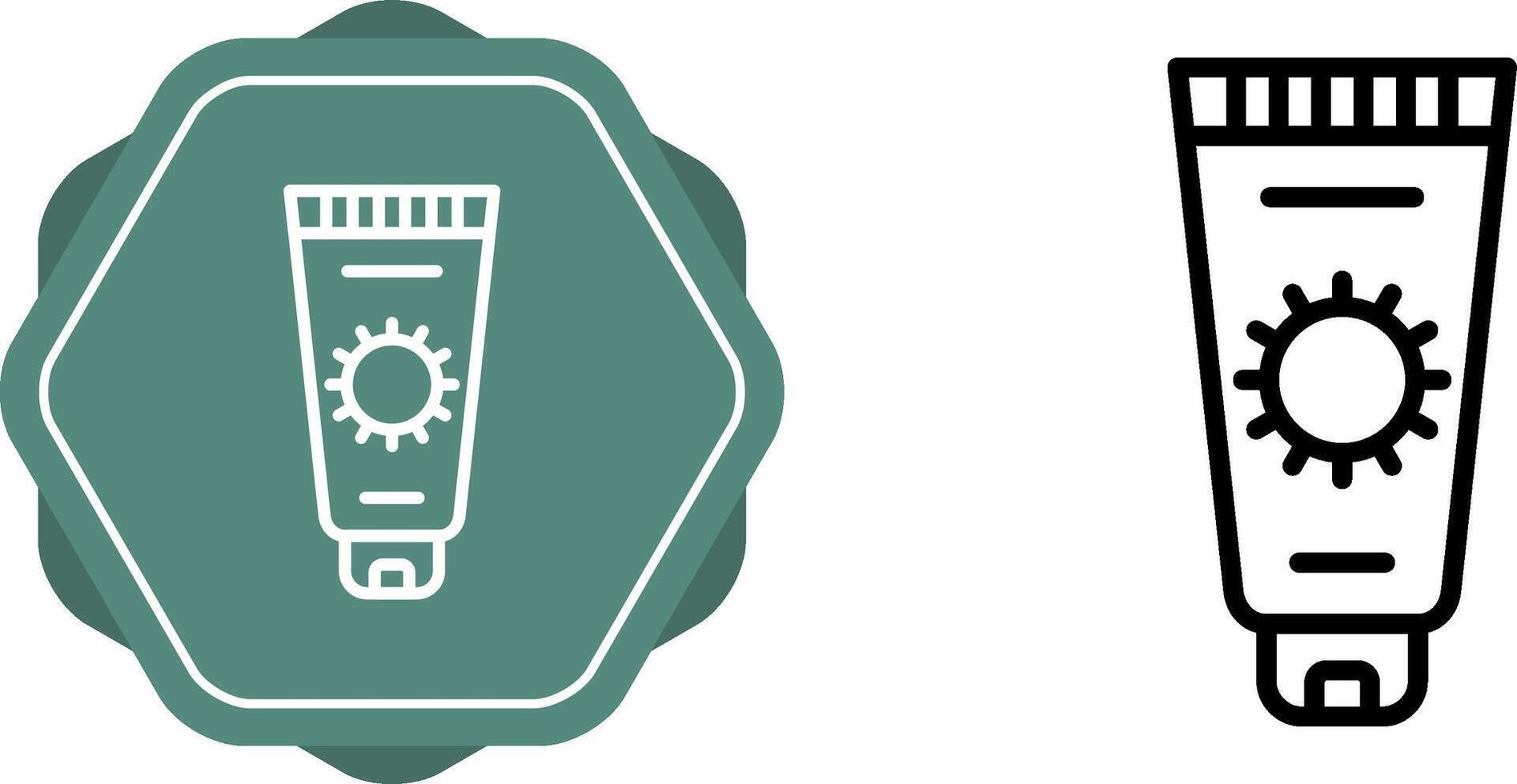 Sunscreen Vector Icon