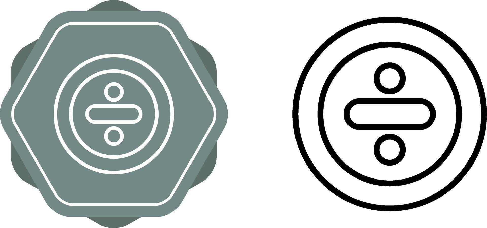 Division Vector Icon