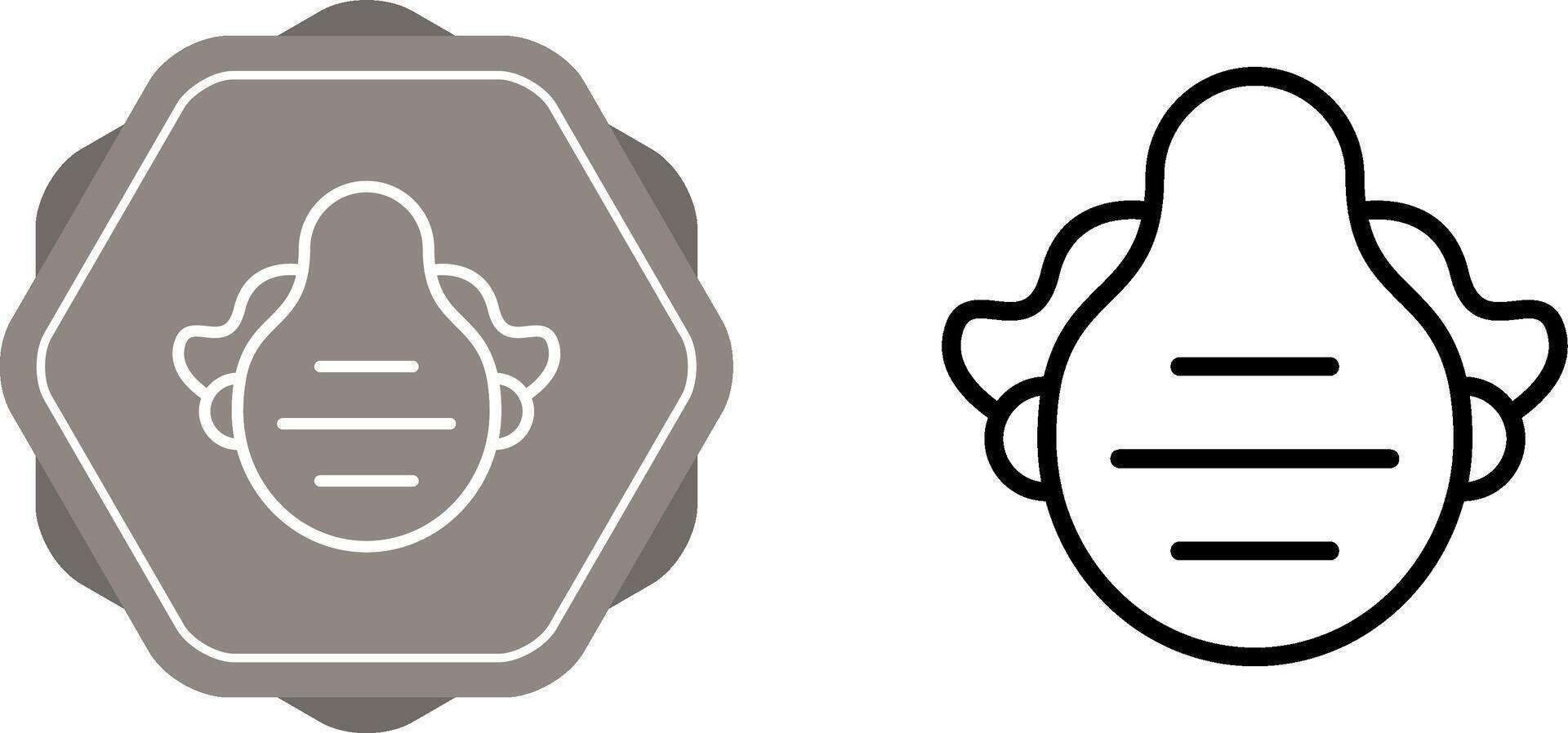 Dust mask Vector Icon