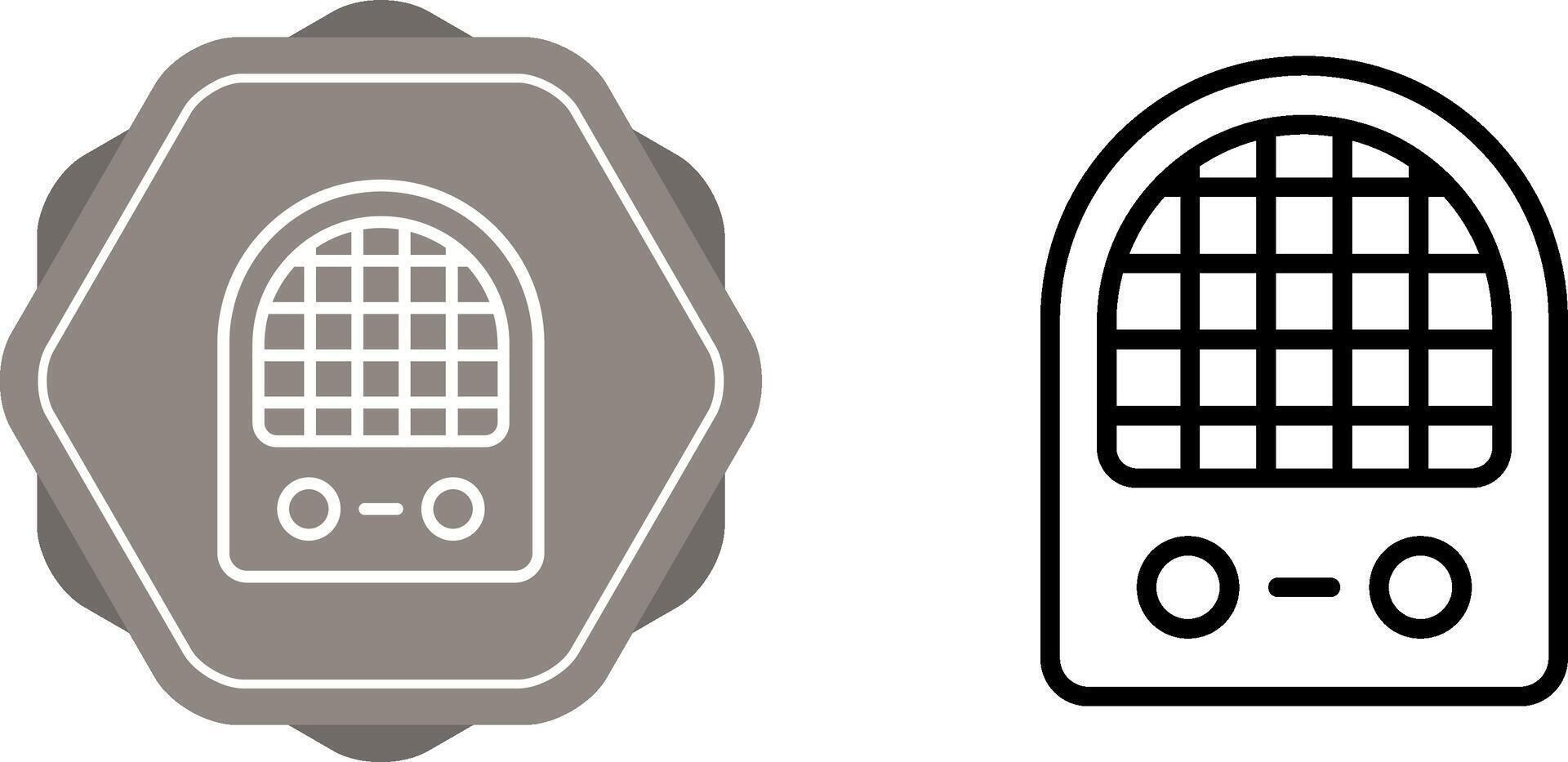 Portable heater Vector Icon
