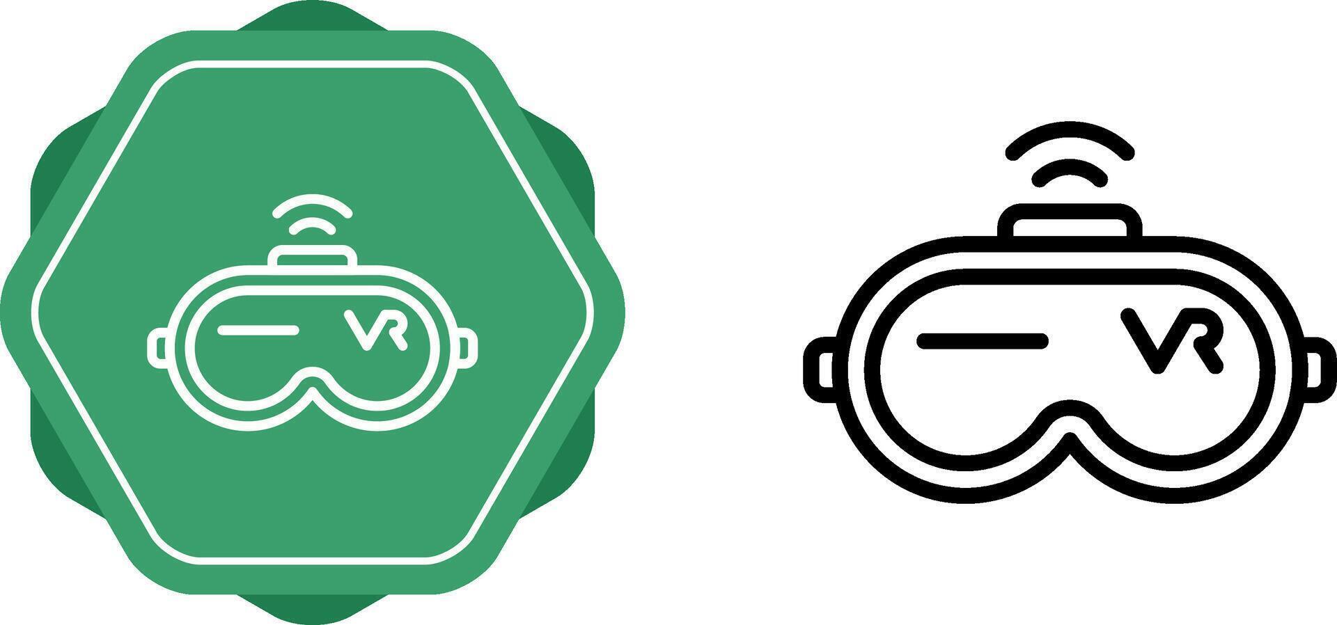 Virtual Reality Headset Vector Icon