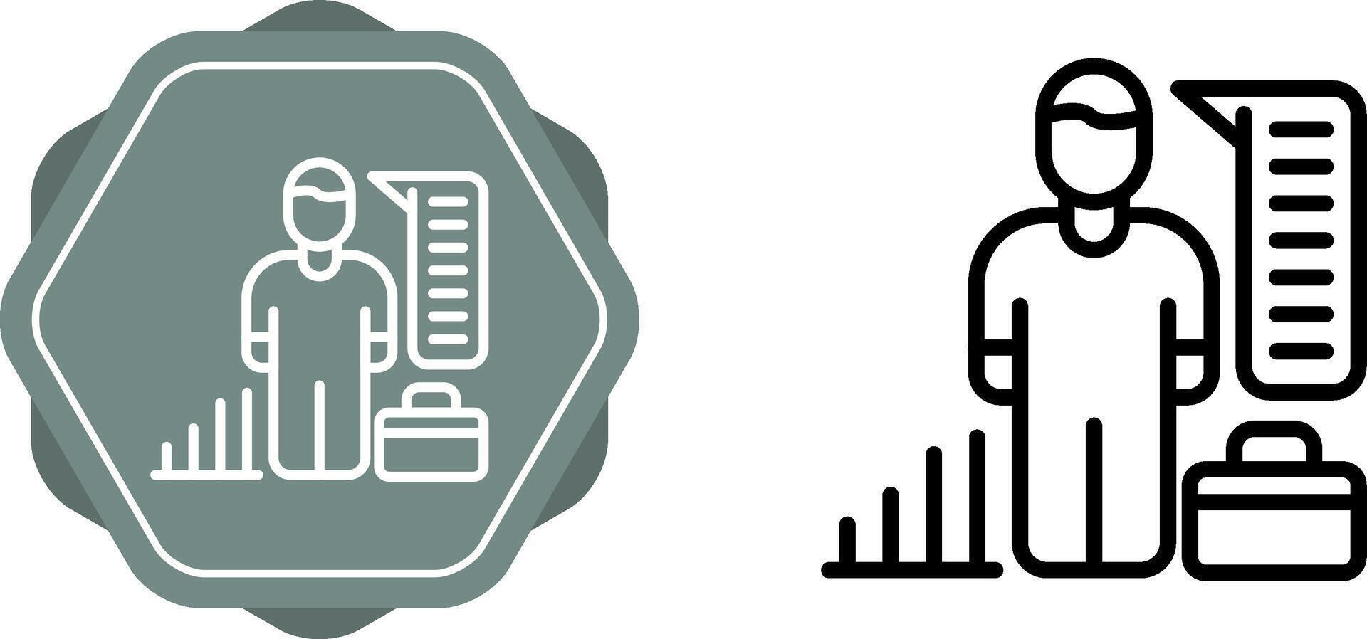 HR Analytics Vector Icon