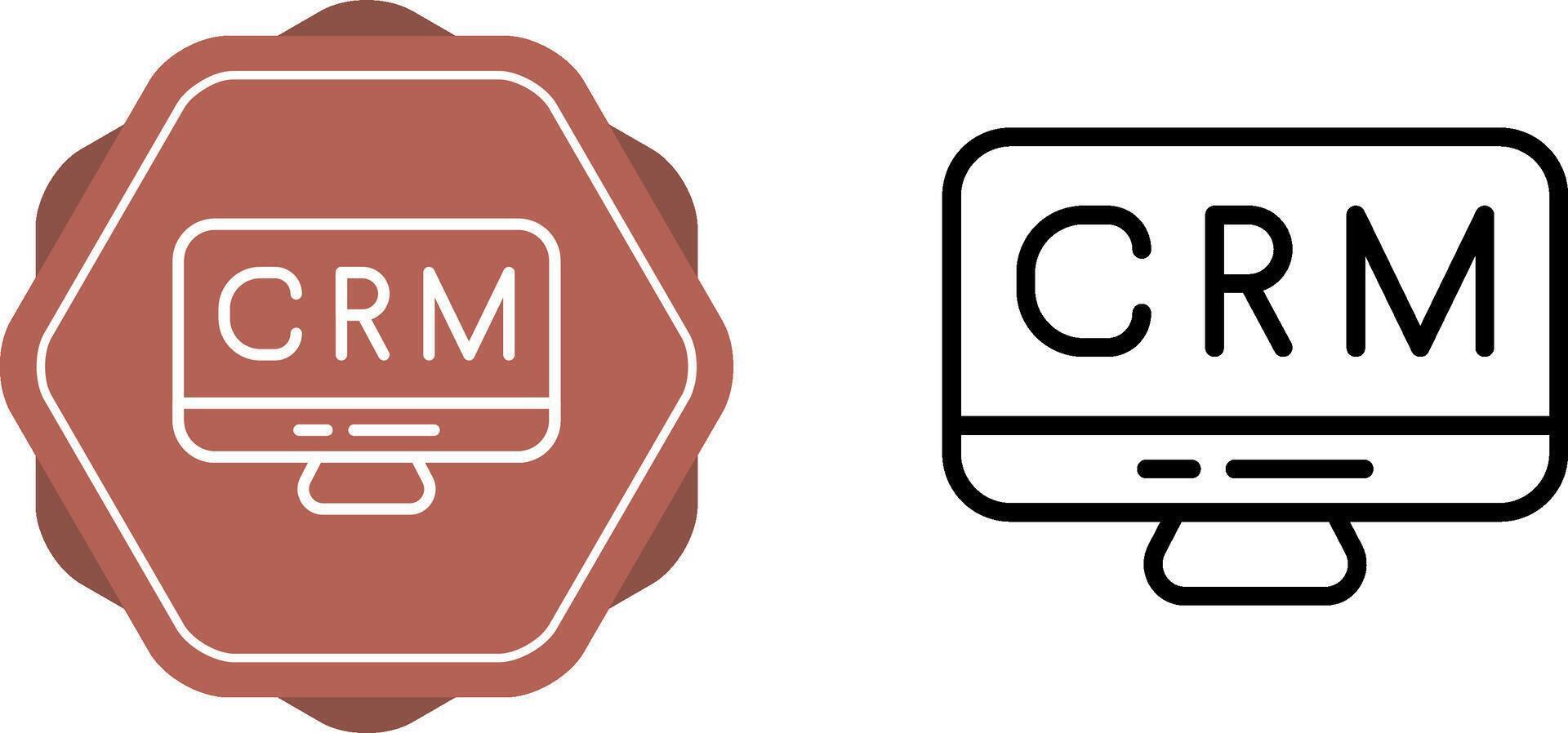 CRM Analytics Vector Icon