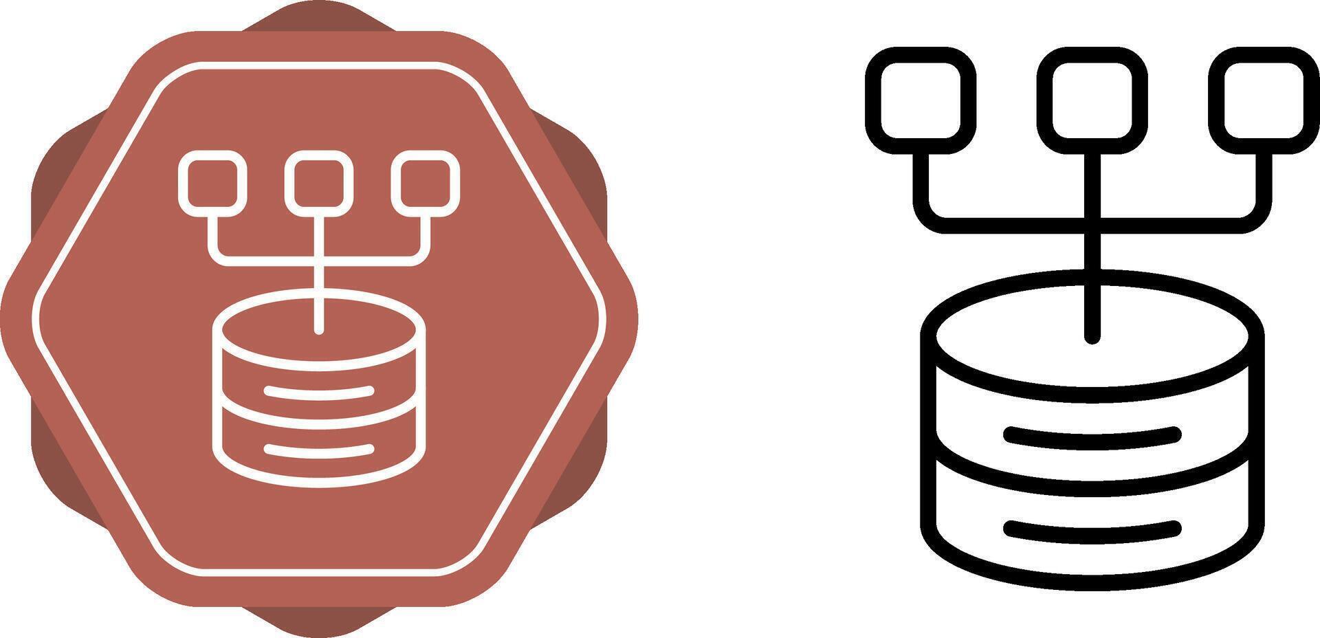 Data Modeling Vector Icon