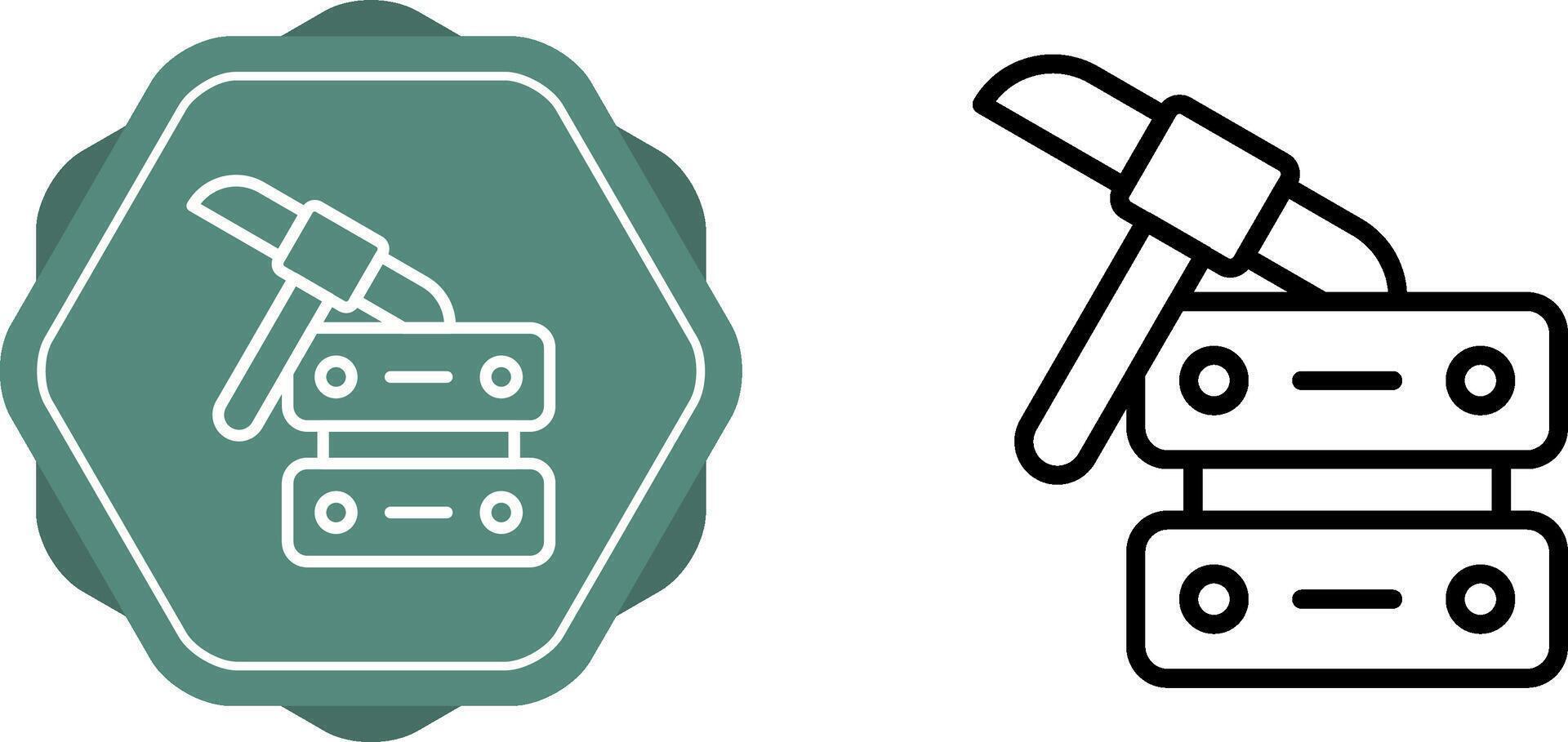 Data Mining Vector Icon