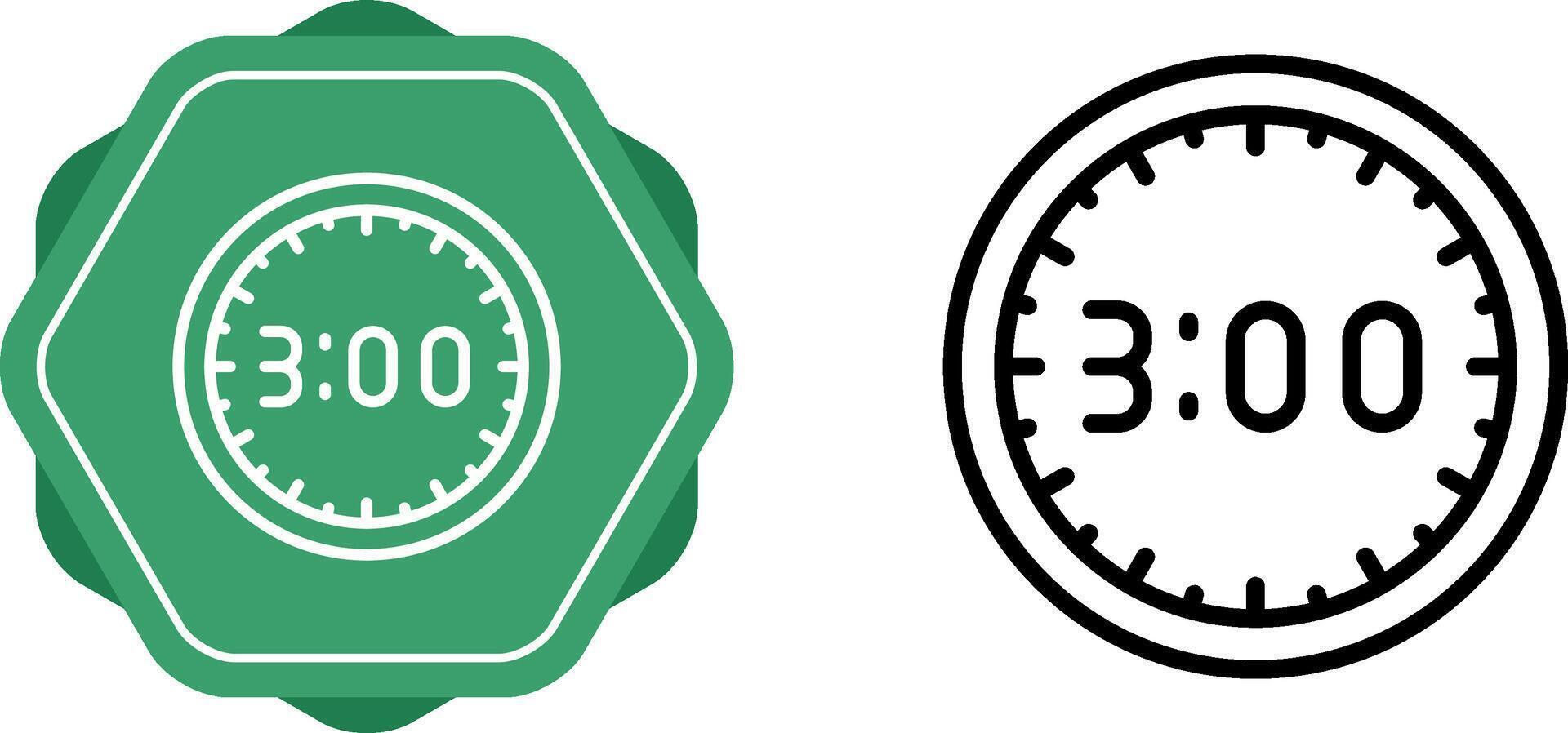 Clock Vector Icon