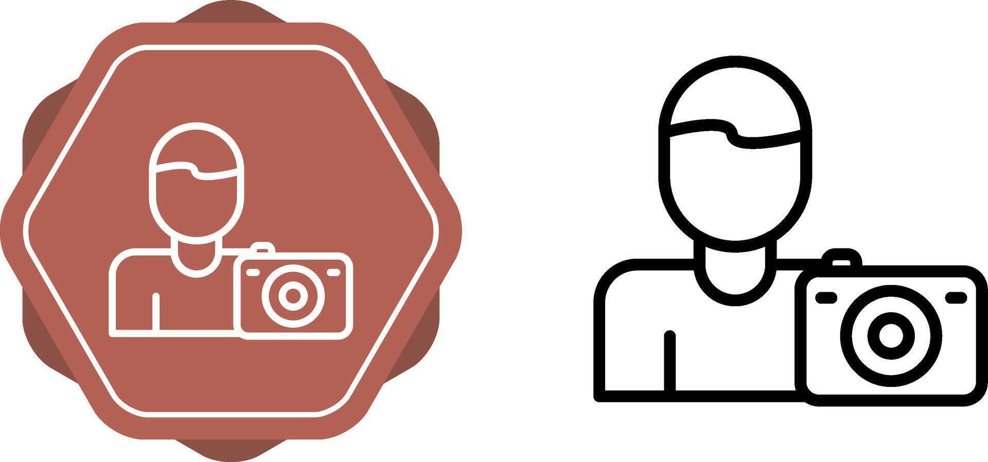 fotógrafo vector icono