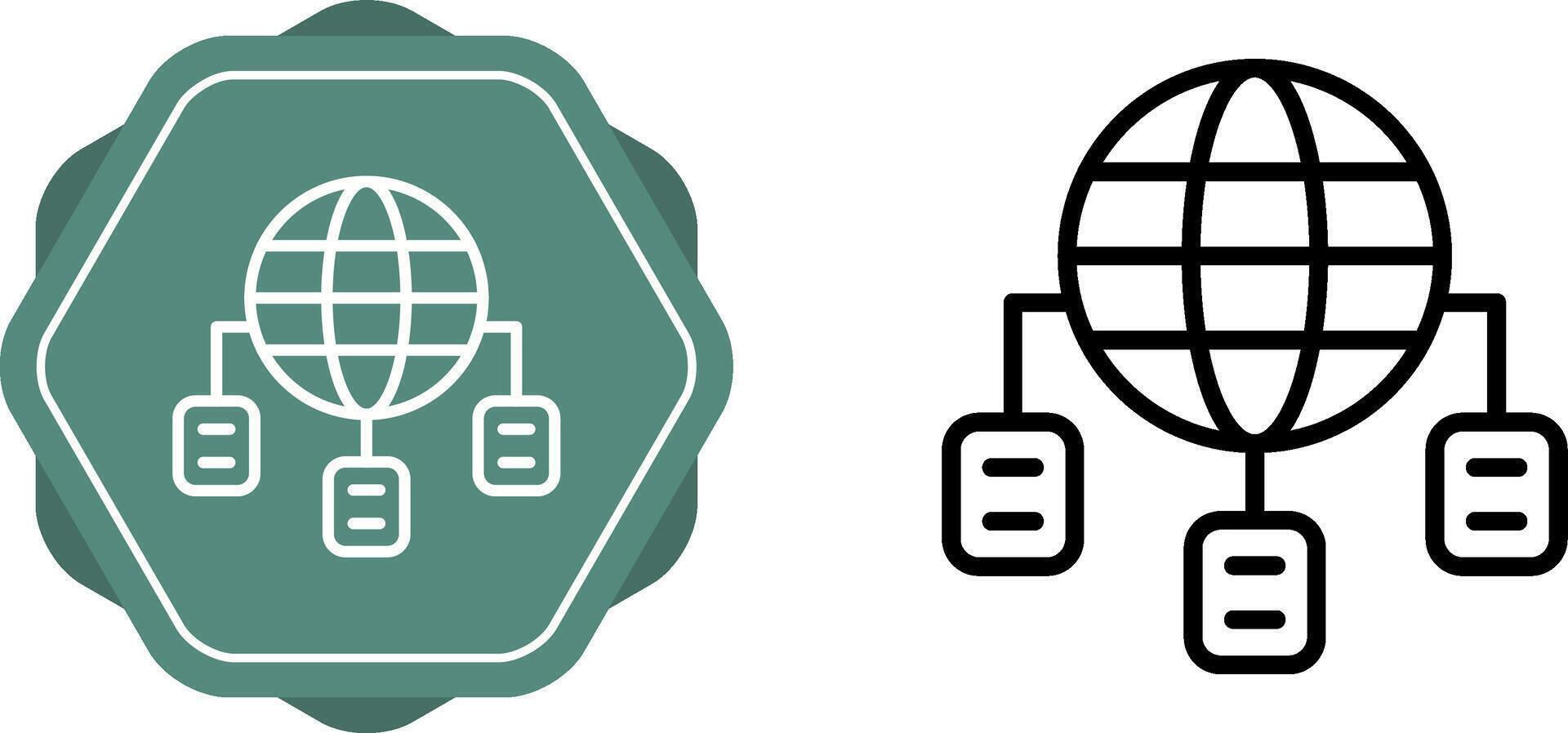 Network as a Service Vector Icon