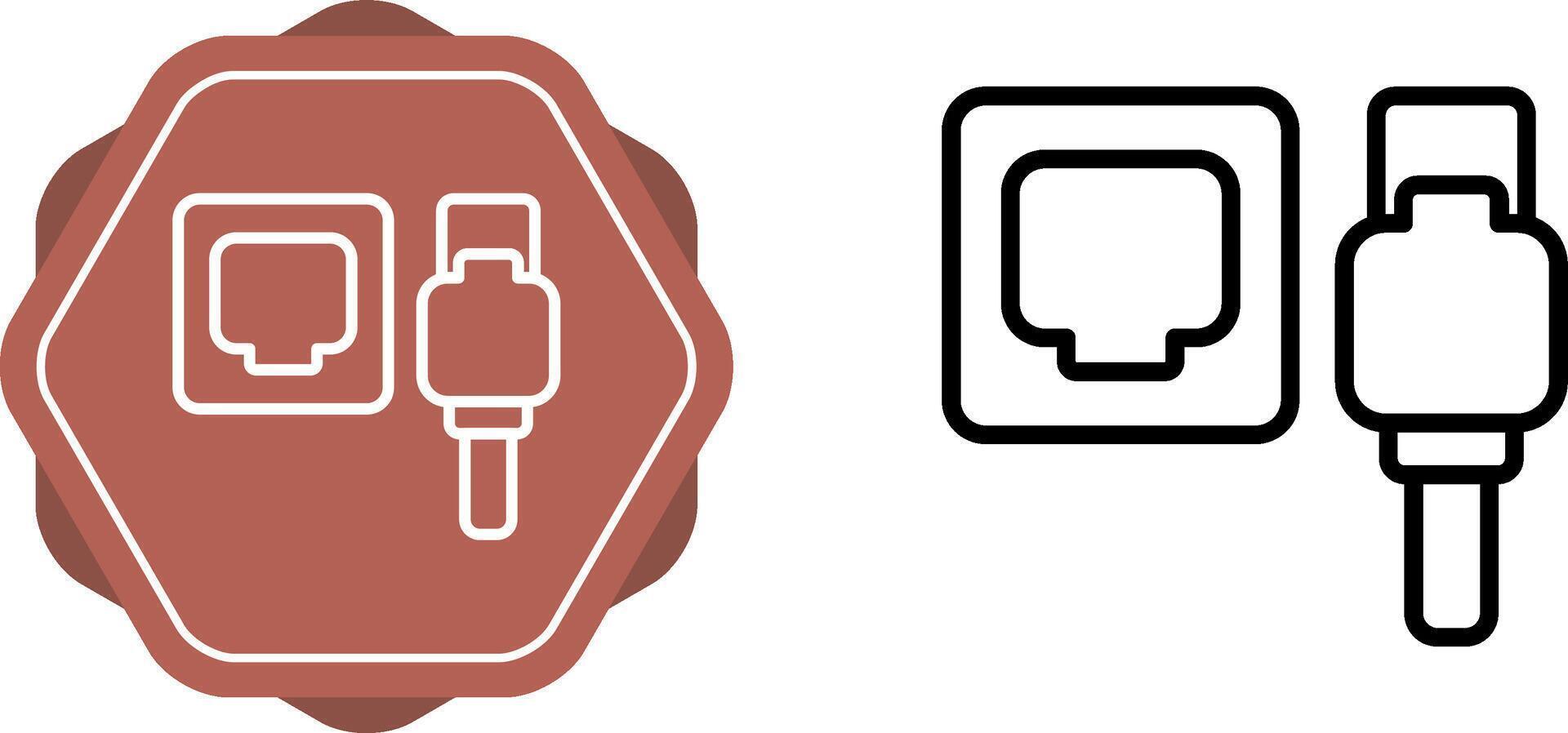 Ethernet Vector Icon